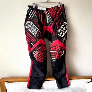 ANSWER bmx red and black racing pants Men's 32 by 28